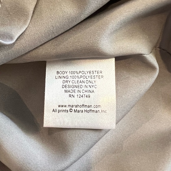 Mara Hoffman Kaleidoscope Print Shift Dress, Sz S, EUC, Grey Multicolor - Picture 8 of 8